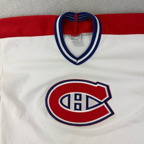 CCM Montreal Canadians Vintage Hockey Jersey Kids Size L/XL - Picture 10 of 16